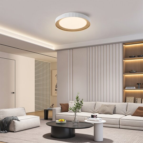 Brilagi - LED димируемо таванно осветително тяло NEXO LED/48W/230V 3000-6000K бяло Ø 43 см +дистанционно управление