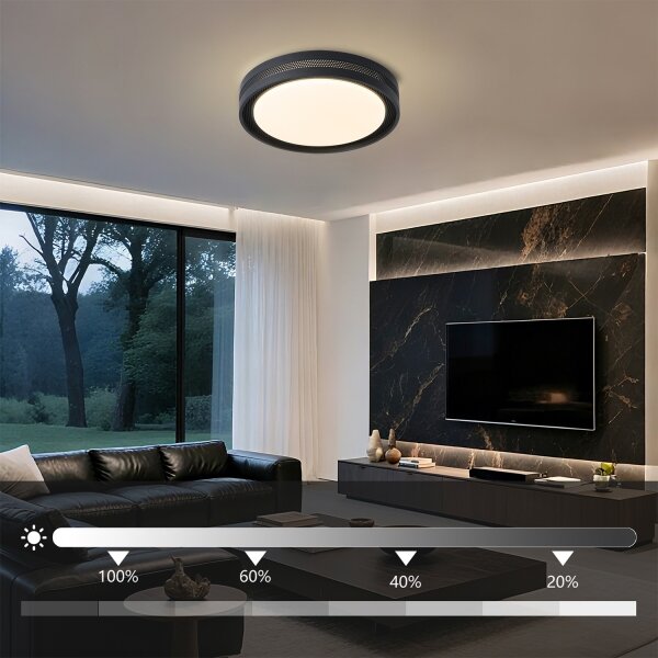 Brilagi - димируем LED плафон KREON LED/54W/230V 3000-6000K бял Ø 38 см +ДУ