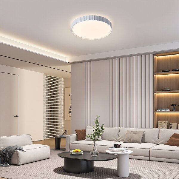 Brilagi - LED димируем таванен плафон CORVO LED/54W/230V 3000-6000K бял Ø 40 cm +Д/У