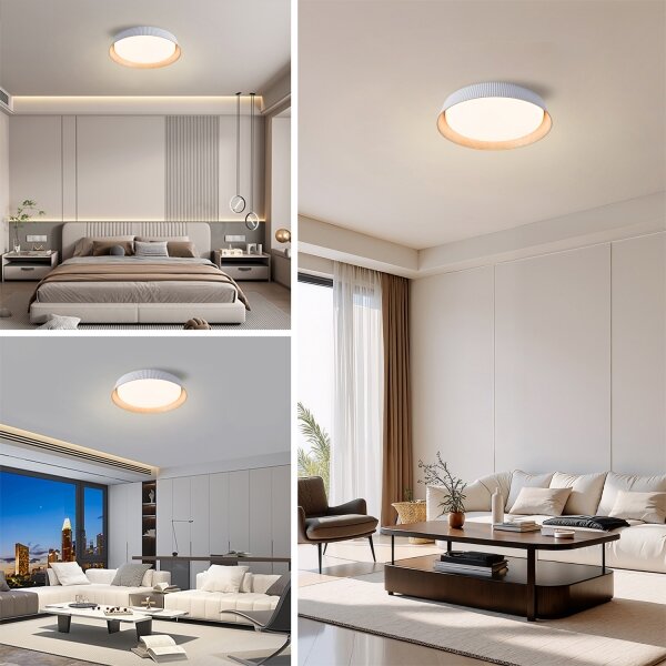 Brilagi - LED димируем таванен осветител ORINO LED/54W/230V 3000-6000K бял диам. 43 см + дистанционно управление