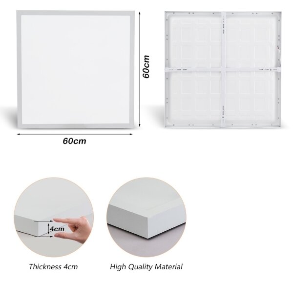 Brilagi - LED Лампа за баня FRAME LED/50W/230V 3000/4000/6000K IP44 бял