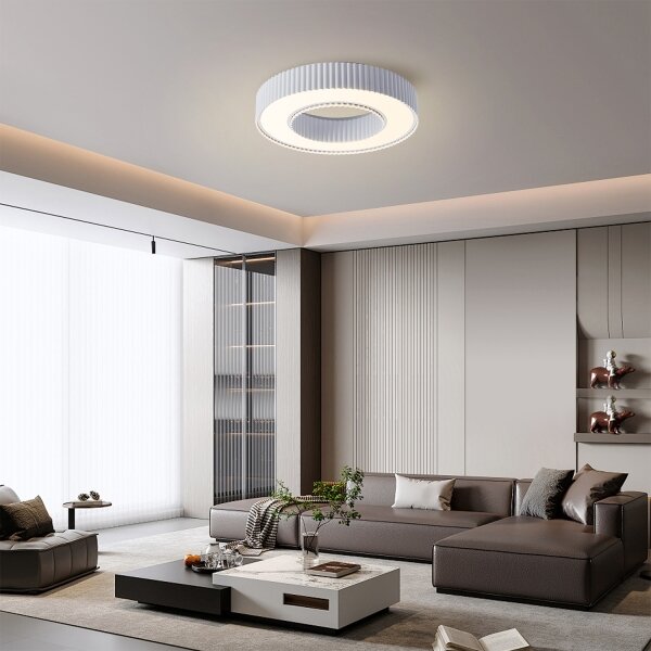 Brilagi - димируемо LED таванно осветително тяло LUMIX LED/48W/230V 3000-6000K бяло Ø 50 см + дистанционно управление