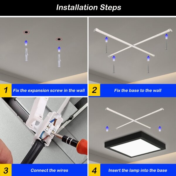 Brilagi-LED Димируема лампа за баня FRAME SMART LED/24W/230V IP44 черен + д.у