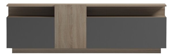 ТВ шкаф Vendora, антрацит, 150x29,5x46,3 см