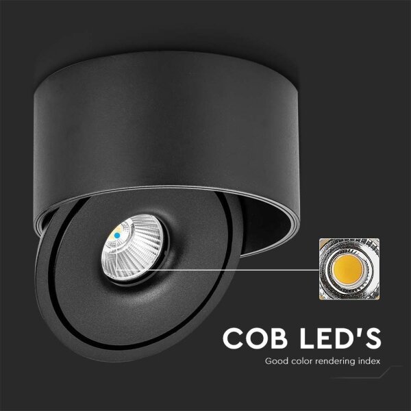 LED Спот LED/20W/230V 3000/4000/6400K черен