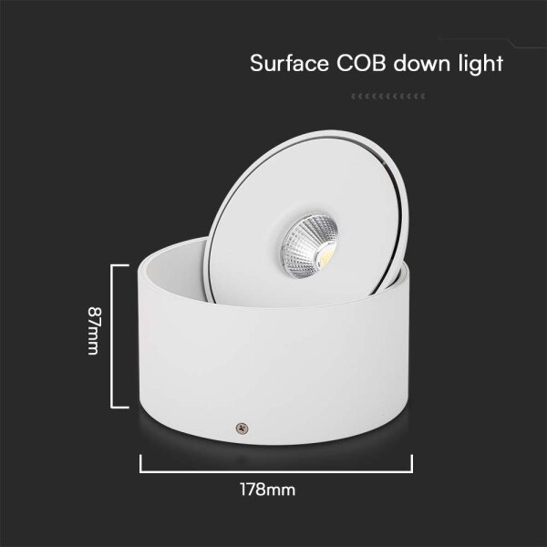LED Спот LED/28W/230V 3000/4000/6400K бял