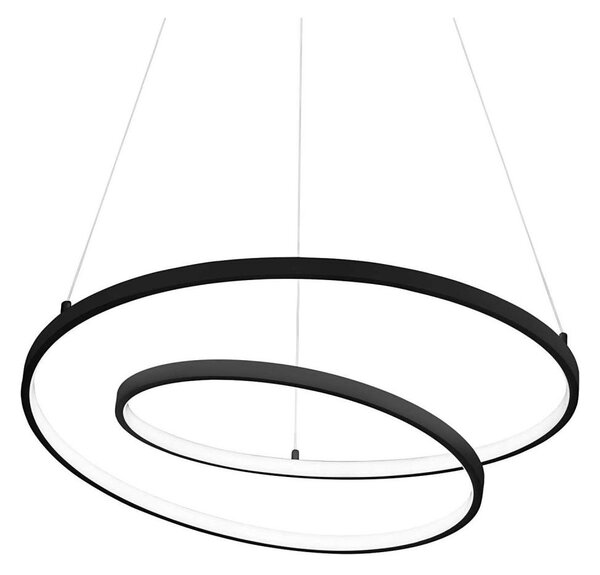 Ideal Lux - LED Пендел OZ LED/48W/230V Ø 60 cm черен