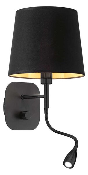 Ideal Lux - LED стенна лампа NORDIK 1xE14/40W + LED/1,5W/230V