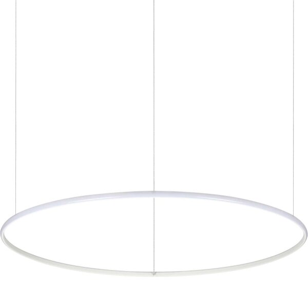 Ideal Lux - LED Пендел HULAHOOP LED/46W/230V 3000K Ø 100 см бял