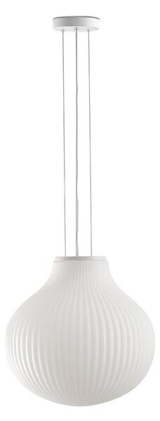 FARO 28301 - Пендел ISABELLE 1xE27/15W/230V Ø 40 см бял