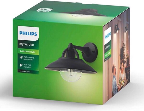 Philips 17381/30/PN - Външна стенна лампа COMORANT 1xE27/42W/230V IP44