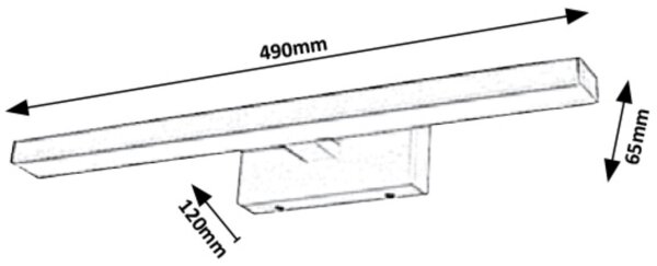 Rabalux 5783 - LED За баня Стенна лампа SPENCER LED/12W/230V IP44