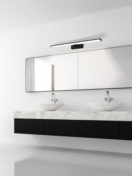 Eglo 780431 - LED Лампа за огледало в баня BETETA 11W/230V 60 cm IP44 черен