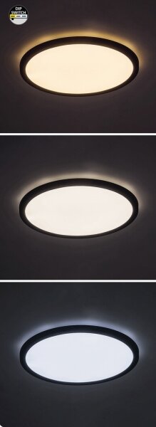 Rabalux 71098 - LED Плафониера GONZALO LED/36W/230V Ø 50 cm черен