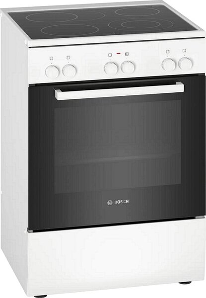 Готварска печка Bosch HKA090220, 66л. обем, 4 нагревателни зони, 7 начина на нагряване, 3D HotAir, бяла