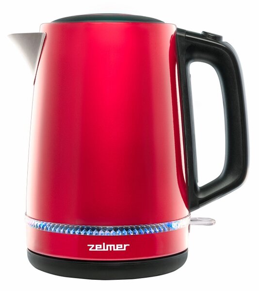 Електрическа кана Zelmer ZCK7921R, 1.7 л. вместимост, 1850W, червена