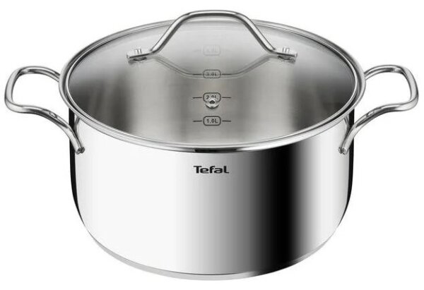 Tefal - К-кт съдове 10 бр. INTUITION неръждаем