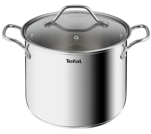 Tefal - К-кт съдове 10 бр. INTUITION неръждаем