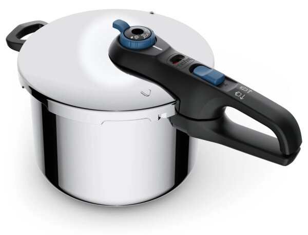 Tefal - Тенджера под налягане 6 l SECURE TRENDY неръждаем