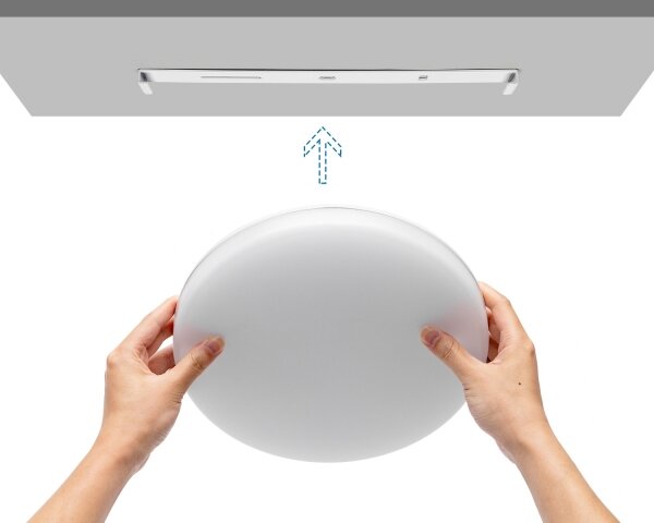Aigostar - LED таванно осветително тяло за баня LED/24W/230V 3000K–6500K IP54 + дистанционно управление