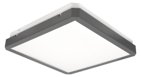 LED плафон RAVA с вграден сензор LED/38W/230V 4000K 41x41 cm антрацит