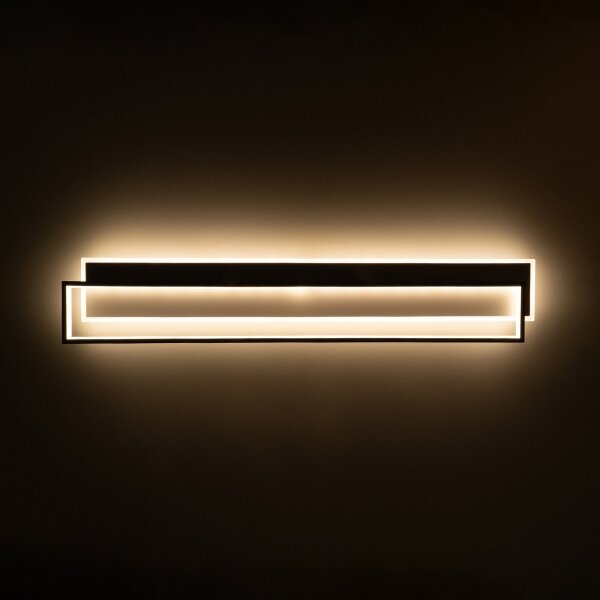 Brilagi - димируемо LED таванно осветително тяло OUTLINE LED/90W/230V 18x100 cm бяло/черно +ДУ