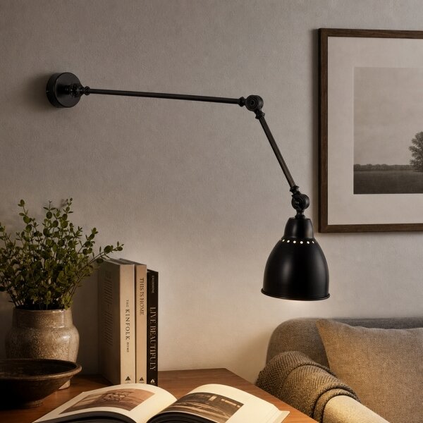 Brilagi - Аплик QUILL 1xE27/40W/230V 83 cm черен