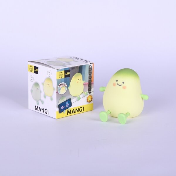 Globo 2871 - LED RGBW димируема презареждаема детска нощна лампа MANGI LED/2W/5V 800 mAh манго
