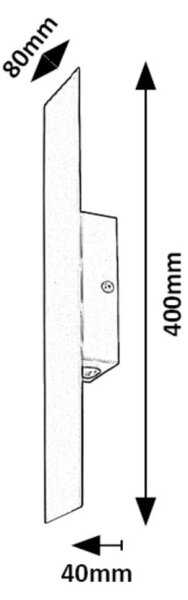 Rabalux 71057 - LED аплик AMPEL LED/6W/230V 3000K черен