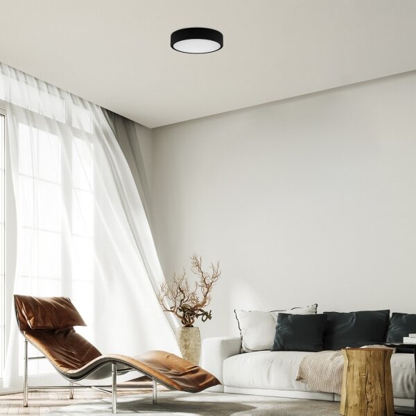Rabalux 71246 - LED Плафониера LAURI LED/22W/230V Ø 21 см черен