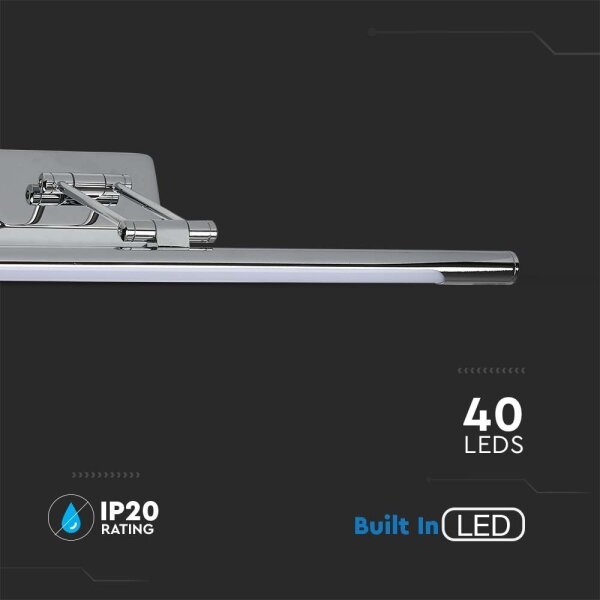 LED Лампа за огледало LED/9W/230V 3000K 50см хром