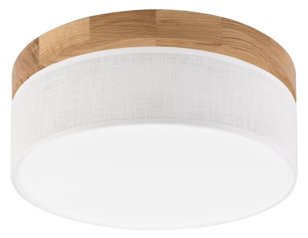 Brilagi - LED таванен плафон BELLADONNA LED/20W/230V, диаметър 30 см, бял/дъб