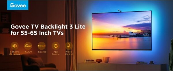 Govee - TV Backlight 3 Lite TV 40-50" SMART LED подсветка RGBICW Wi-Fi IP67 + д.у