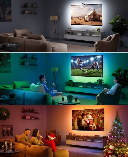 Govee - TV Backlight 3 Lite TV 75-85" SMART LED подсветка RGBICW Wi-Fi IP67