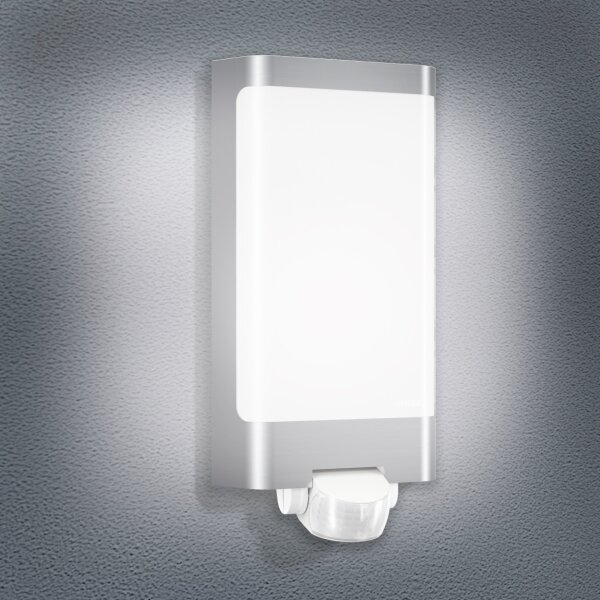 STEINEL 010461 - LED Екстериорен аплик със сензор L240LED LED/7,5W неръждаем IP44