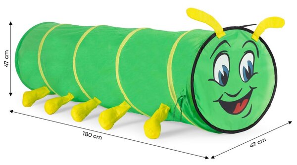 Детски тунел за игра - гъсеница 180 см