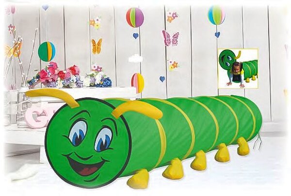 Детски тунел за игра - гъсеница 180 см