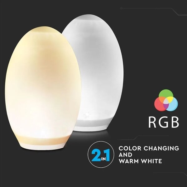LED RGB соларна декоративна лампа 0,2W/1xAA IP44 500 mAh