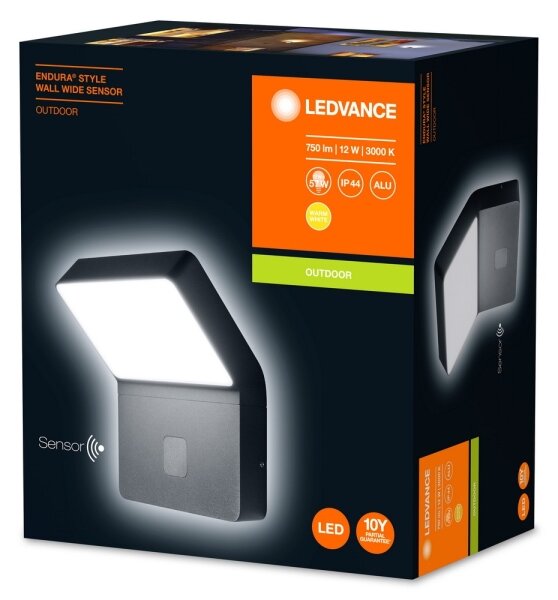 Ledvance - LED Външна лампа на сензор ENDURA LED/12W/230V IP44