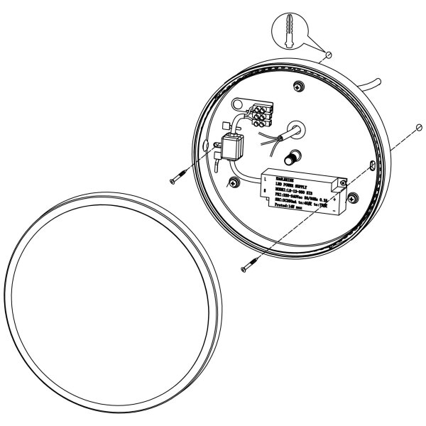 Eglo 98712 - LED Екстериорен аплик MONGODIO LED/11,5W/230V IP44