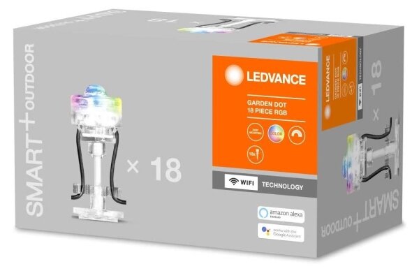 Ledvance - LED RGB външно декоративно осветително тяло SMART + 18xLED / 4W / 230V IP65 Wi-Fi