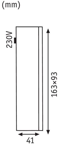 Paulmann 93809 - LED/2,4W IP44 Външна стенна лампа SPECIAL LINE 230V