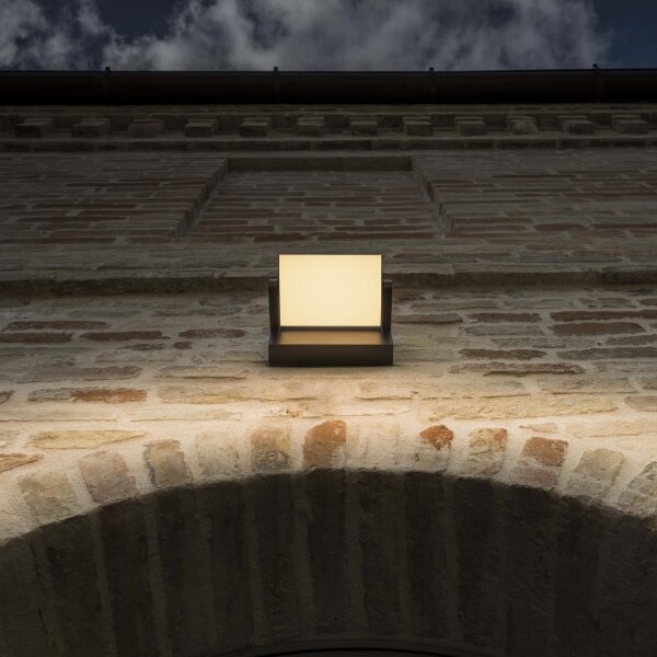 Ideal Lux -LED Екстериорен аплик SWIPE LED/20,5W/230V CRI 90 IP54 кафяв