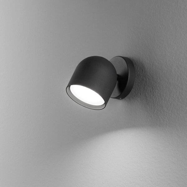Ideal Lux - LED Стенен спот DODO 1xGX53/9W/230V черен