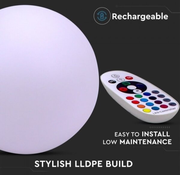 LED RGB Димируема екстериорна лампа LED/1W/230V 30cм IP67