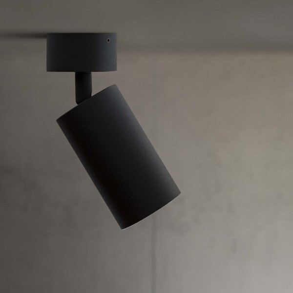 Ideal Lux - LED точково осветително тяло DYNAMITE 1xGU10/7W/230V CRI 90 черно