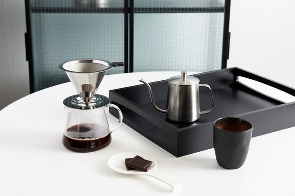 Комплект за филтрирано кафе от неръждаема стомана в сребрист цвят 500 ml Slow Coffee – Leopold Vienna