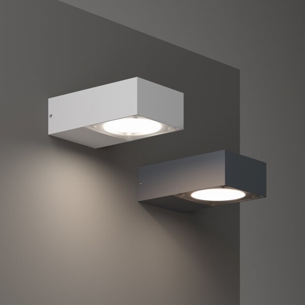 Ideal Lux - Външно стенно осветително тяло SIRIO 1xGX53/9W/230V IP65 антрацит
