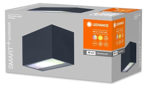 Ledvance - LED RGBW Димируемо външно осветително тяло BRICK LED/14W/230V Wi-Fi IP44