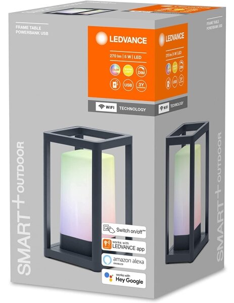 Ledvance - LED RGBW Димируема екстериорна лампа с външна батерия LED/5W/230V Wi-Fi